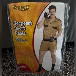 Spirit Halloween Brown Sergeant Costume